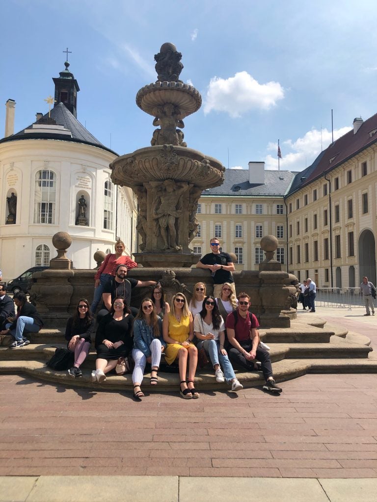 Students capture a moment in Poland during Summer 2019 study abroad in Poland and Czech Republic. Image by SOC graduate student Caroline Alexander.
