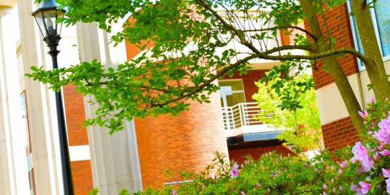 Image of the School of Communication in Spring
