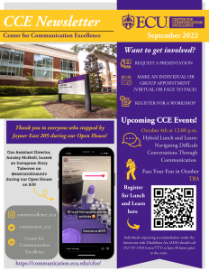 Center for Communication Excellence Newsletter image